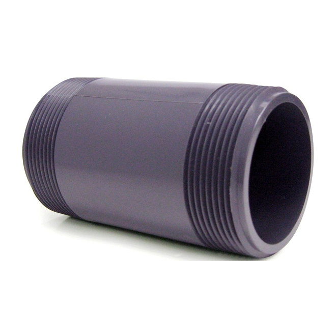 PVC threaded nipple
