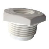 Réducteur fileté industriel en PVC, sch 40, 1 1/2"-3/4"