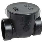Clapet antiretour femelle sans évent de 2" en ABS DWV