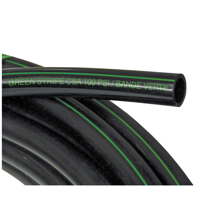 Ipex Green Stripe Polyethylene Pipe - 100 Psi - Standard - 1 1/2-in dia x 100-ft L