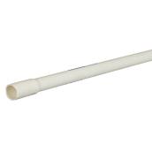 PVC Pipe - 1/2" x 10' - White
