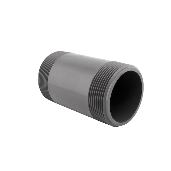 Ipex PVC Schedule 80 MPT Nipple - 3/4-in Diameter x 3-in