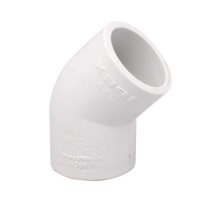 Ipex Schedule 40 PVC 45° 1/2-in Socket Elbow