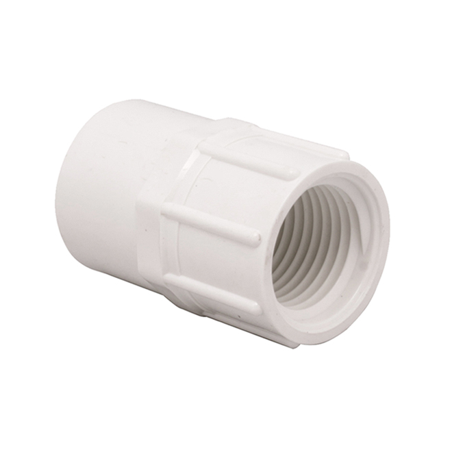 Adaptateur femelle 1/2 po en PVC de série 40 Ipex