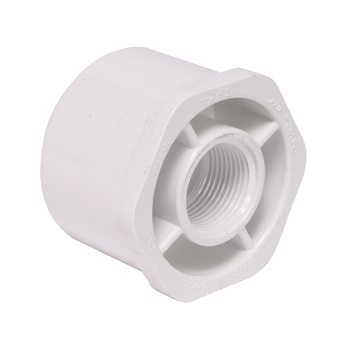 IPEX Schedule 40 PVC Spigot-FPT Reducing Sleeve - 1 x 1/2-in