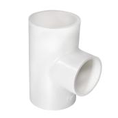 PVC Tee - Schedule 40 - 1" x 1" x 3/4" - Female - White