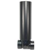 IPEX 3-in Black ABS Plastic Backwater Valve with Sleeve