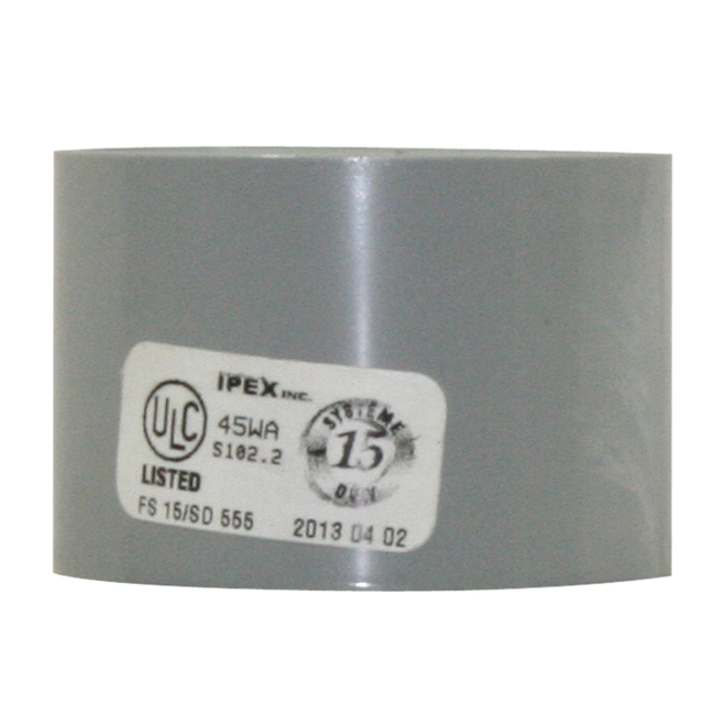 IPEX 1-1/2-in Diameter Grey PVC DWV Coupling