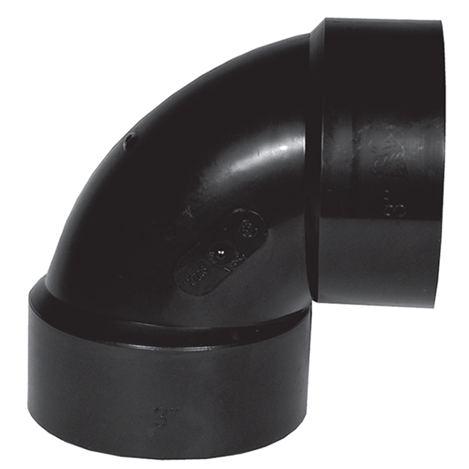 Ipex 90-degree ABS Plastic Elbow - 1 1/2-in diameter