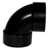 4-in ABS-DWV 90D Elbow Short Turn [Hub]