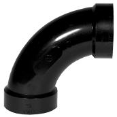 IPEX Black ABS 1-1/2-in Long Turn 90° Hub Elbow