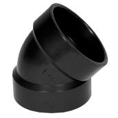 IPEX 4-in Black ABS 45° Hub Elbow