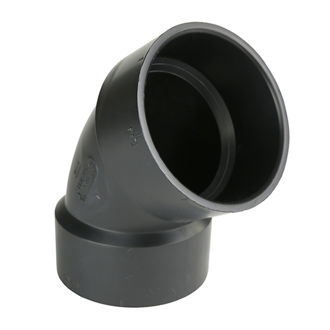 Ipex 3-in diameter Elbow in Black ABS Plastic