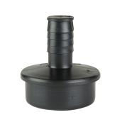 Adaptateur mâle en ABS noir pour lave-vaisselle 1 1/2 x 1/2 poIPEX