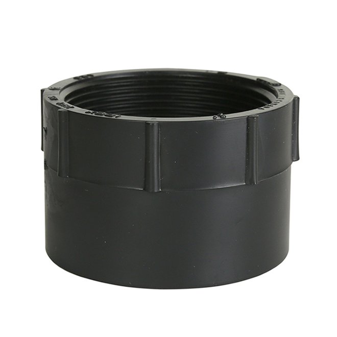 Adaptateur femelle en ABS noir pour tuyau de drainage de 2 po IPEX