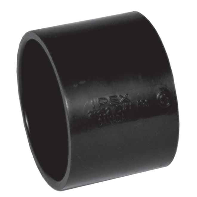 IPEX 4-in Black ABS-DWV Hub Coupling