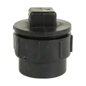 IPEX 1 1/2-in Black ABS Plastic Cleanout Adapter with Plug