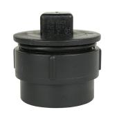 IPEX Black ABS Plastic 2-in Cleanout Adapter with Spigot Plug