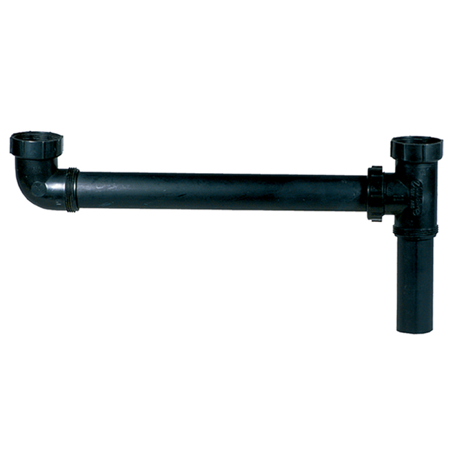 IPEX 1 1/2-in Black ABS Plastic End Outlet Continuous Waste