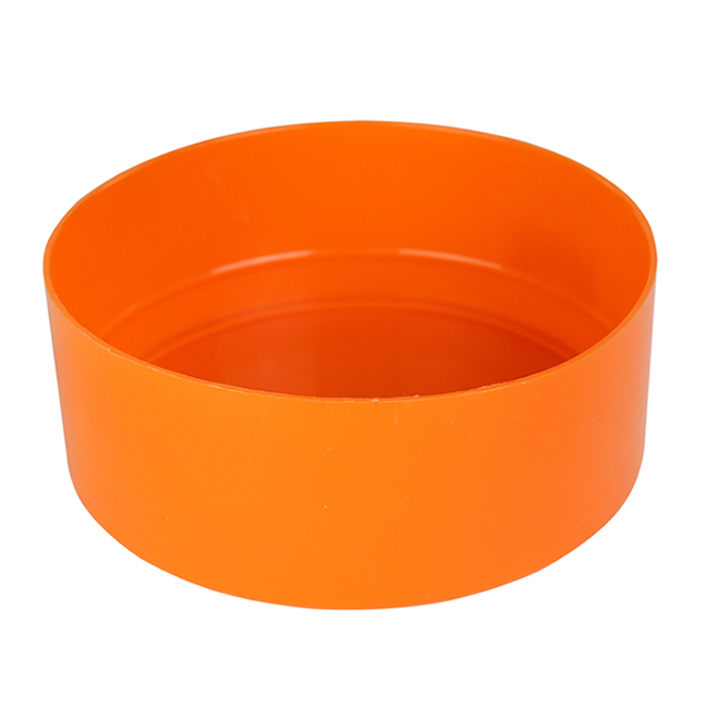 Capuchon d'essai Ipex en plastique orange, diamètre de 4 pouces