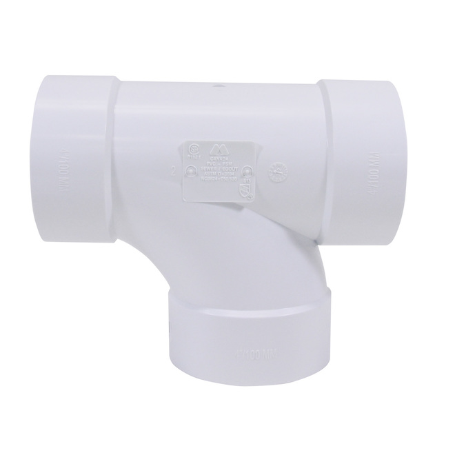 IPEX 4-in PVC-BDS Sanitary Tee (Hub)