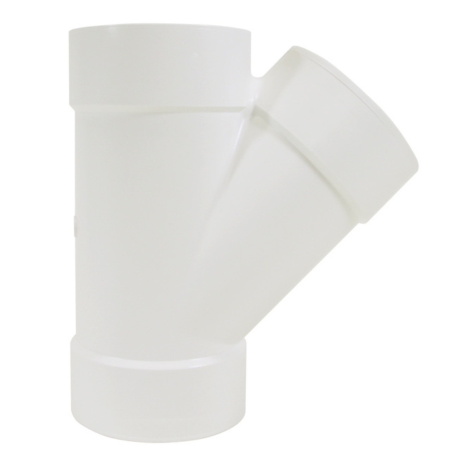 IPEX White PVC 4-in Hub Wye