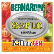 Disques de scellage Gem Snap Lid(MD), 78 mm, paquet de 12