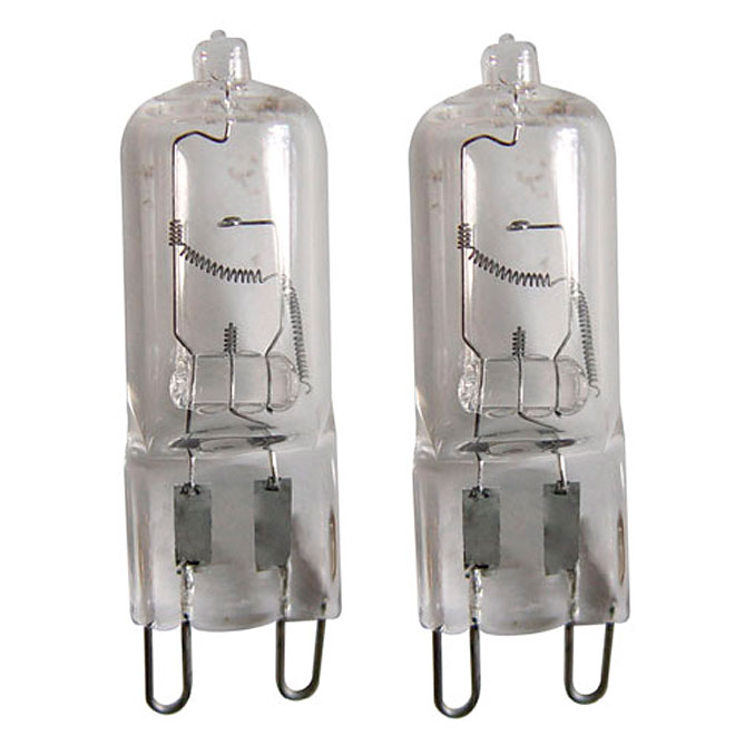 Globe Electric Halogen Bulb - T4 - 40-Watt - Dimmable - 2 Per Pack
