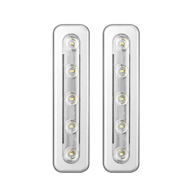 Globe 2-Pack LED Under-Cabinet Night Lights - LED - 7-in