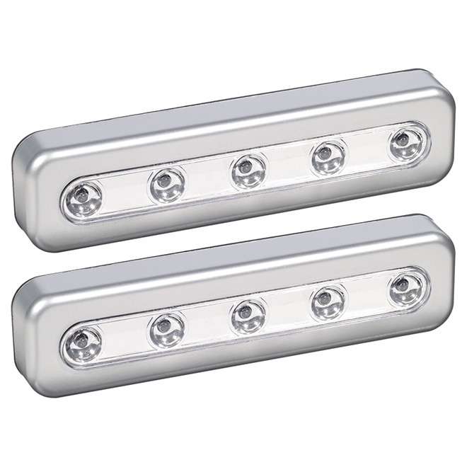 Globe 2-Pack LED Under-Cabinet Night Lights - LED - 7-in