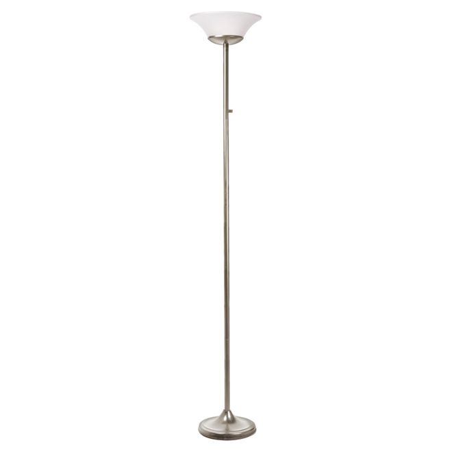 Lampe pour cadre nickel brossé d'Atron Electro Industries, 15 po (38,1 cm)  