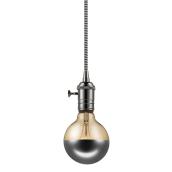 Luminaire suspendu enfichable, 60 W, 15', chrome