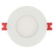 Luminaire encastré à intensité réglable, mince, DEL 6 W