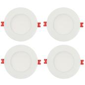 Luminaires encastrés à intensité réglable, minces, DEL 9 W
