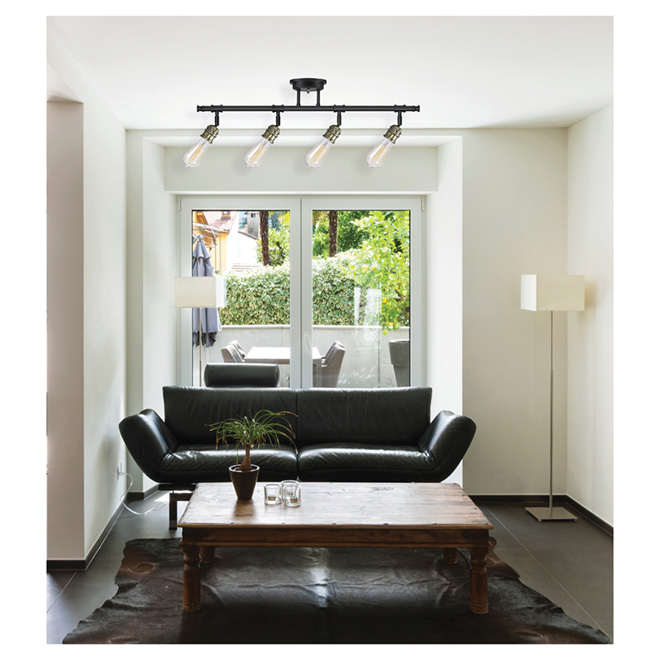 Rennes 4-Light Track Light - 30.5" x 7.75" - Oiled Bronze