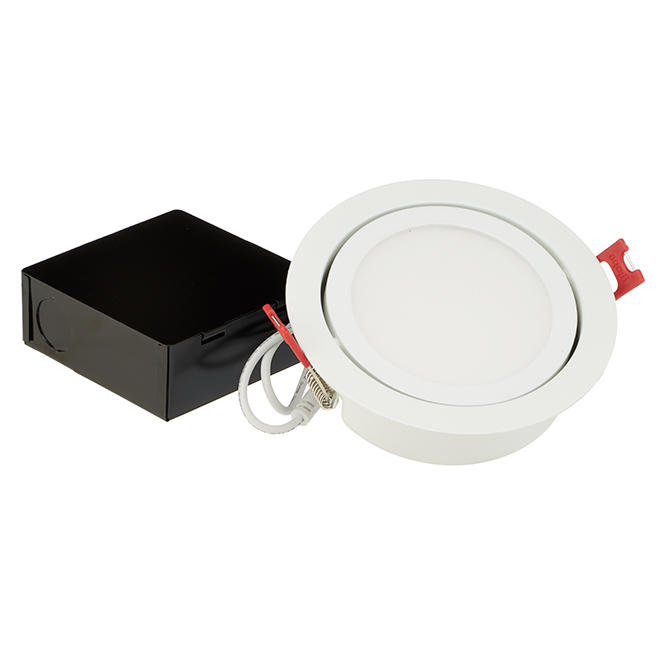 Globe Recessed Light Ultra Slim Led White 91112 Rona