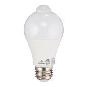 Ampoule DEL A19 7 W, détection de mouvement, blanc doux