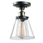 Jackson Flush Mount Light - Rustic - 6.5-in - Bronze