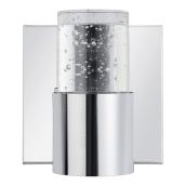 Globe Electric Perrier 1-Light Chrome Vanity Wall Light - 4 3/4-in H x 4 19/64-in W - G9 Pin Base