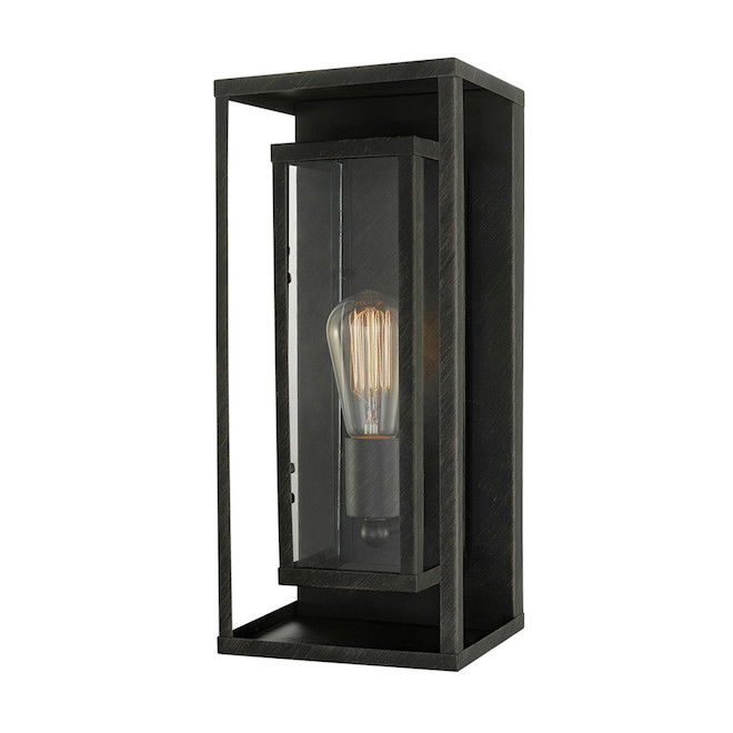 Montague 1-Pack 15.5-in H - Bronze Hardwired Medium base (E-26) Outdoor Wall Light