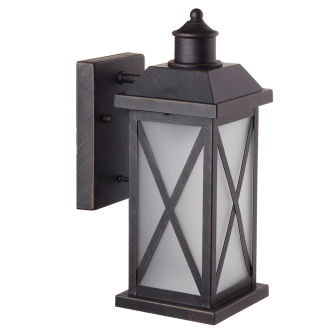 Ridley 1-Pack 14-in H - Bronze Hardwired Medium base (E-26) Outdoor Wall Light