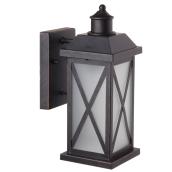 Ridley 1-Pack 14-in H - Bronze Hardwired Medium base (E-26) Outdoor Wall Light