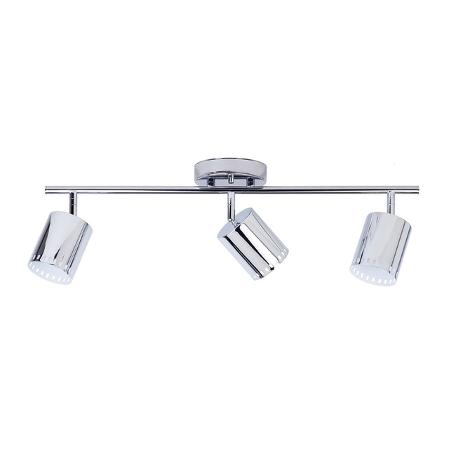 Globe Electric 3-Light 22.2-in Chrome Dimmable Linear Track Lighting Kit