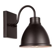 Griffin1-Pack 9-in H - Bronze Hardwired Medium base (E-26) Outdoor Wall Light