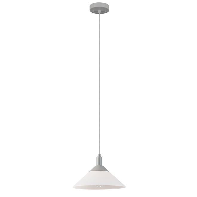 Globe Electric Harrow 2-in-1 Pendant Light - 59-in - Grey and White