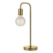 Globe Electric Holden Metal Table Lamp - 18-in - Matte Brass