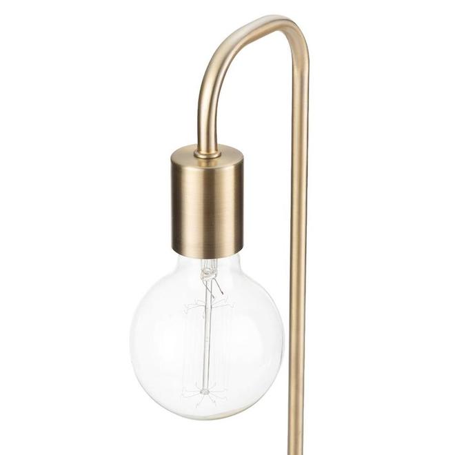 Globe Electric Holden Metal Table Lamp - 18-in - Matte Brass