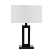 Globe Electric D'Alessio Table Lamps - 20-in - Metal/Fabric - Black - Set of 2