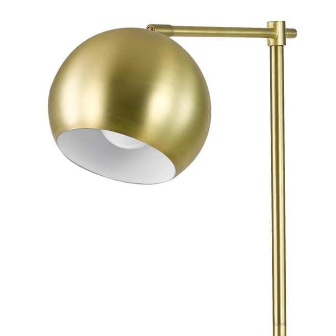 Globe Electric Molly Floor Lamp - 60-in - Metal/Glass - Gold