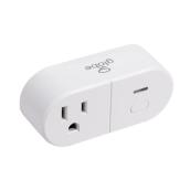 Globe Electric White 15-Amp Square Residential Outlet - Smart Wi-Fi Plug